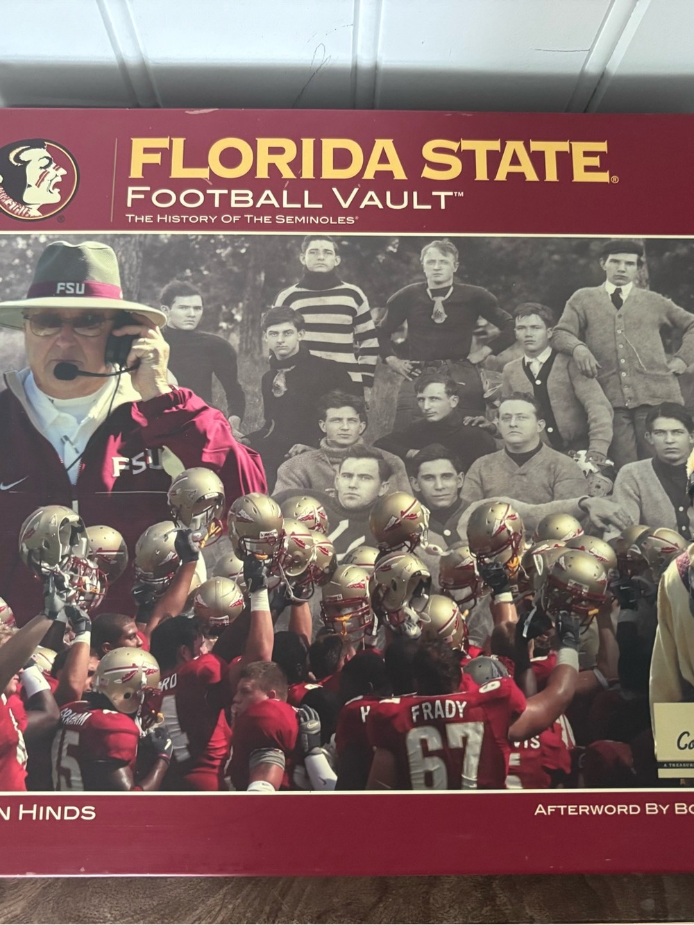 Florida State Football Vault Book Garnet and Gold